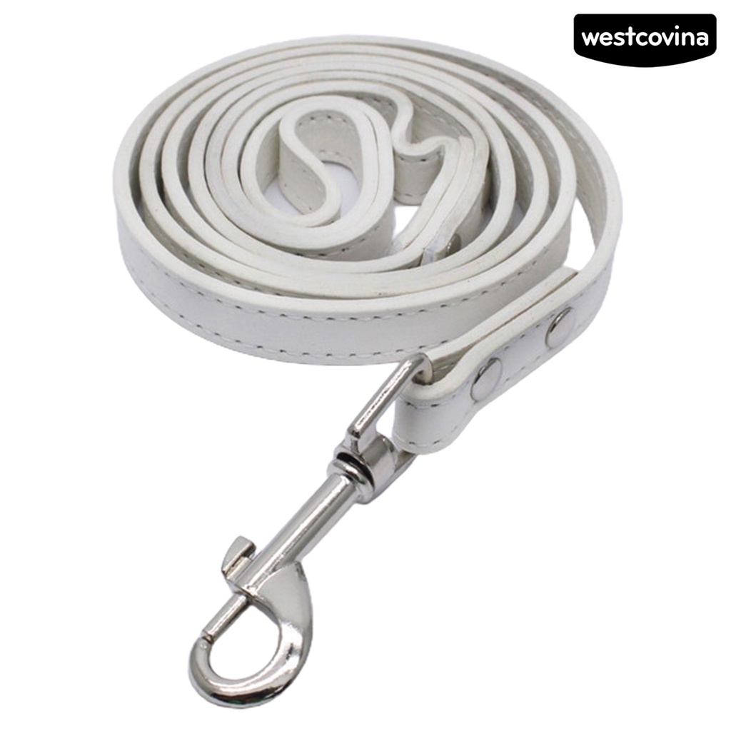 [COD]♞Dây Dắt Thú Cưng Đi Dạo Bằng Da Giả Chống Cắn Kích Thước Vừa