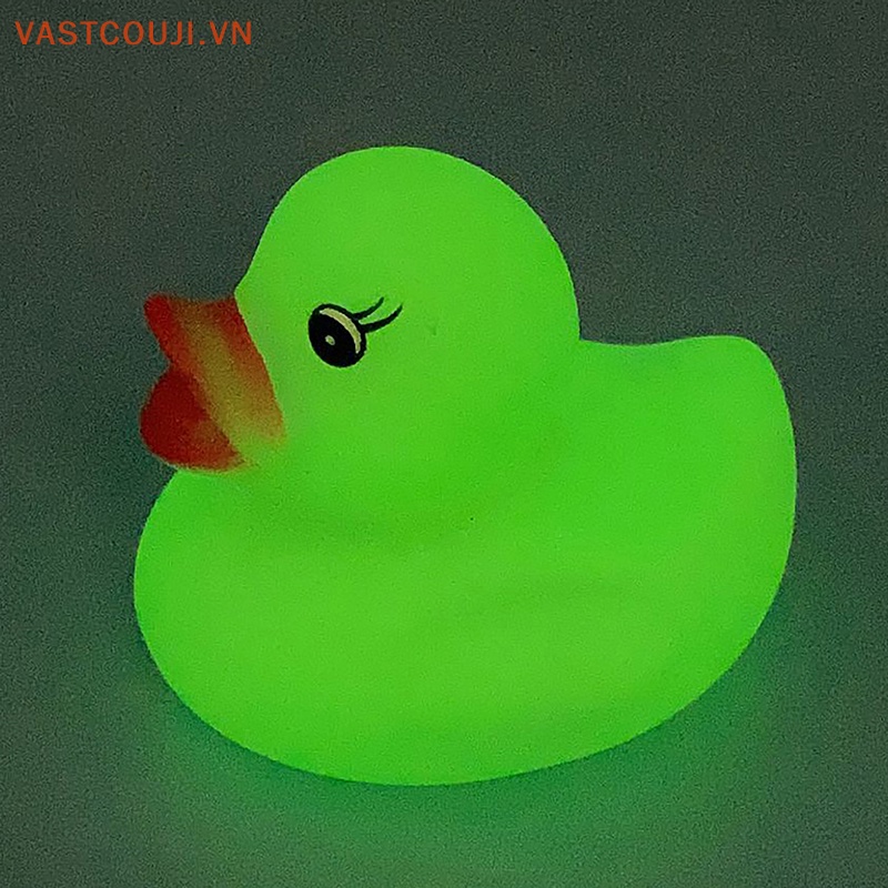 1 Vịt Cao Su Phát Sáng Trong Bóng Tối Trang Trí Xe Hơi