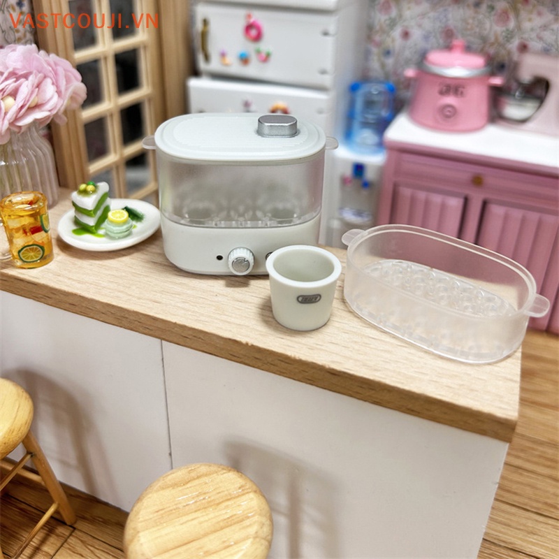 1 Mô Hình Máy Hấp Trang Trí Nhà Búp Bê Tỉ Lệ 1: 12