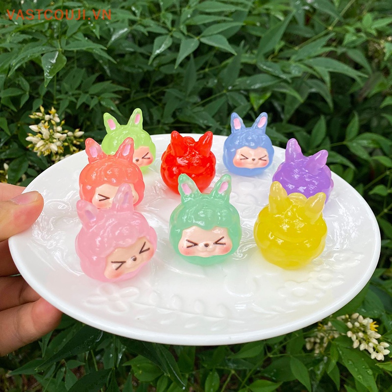 Mặt Dây Chuyền Mini Bằng Resin Phát Quang Hình Que Kem DIY