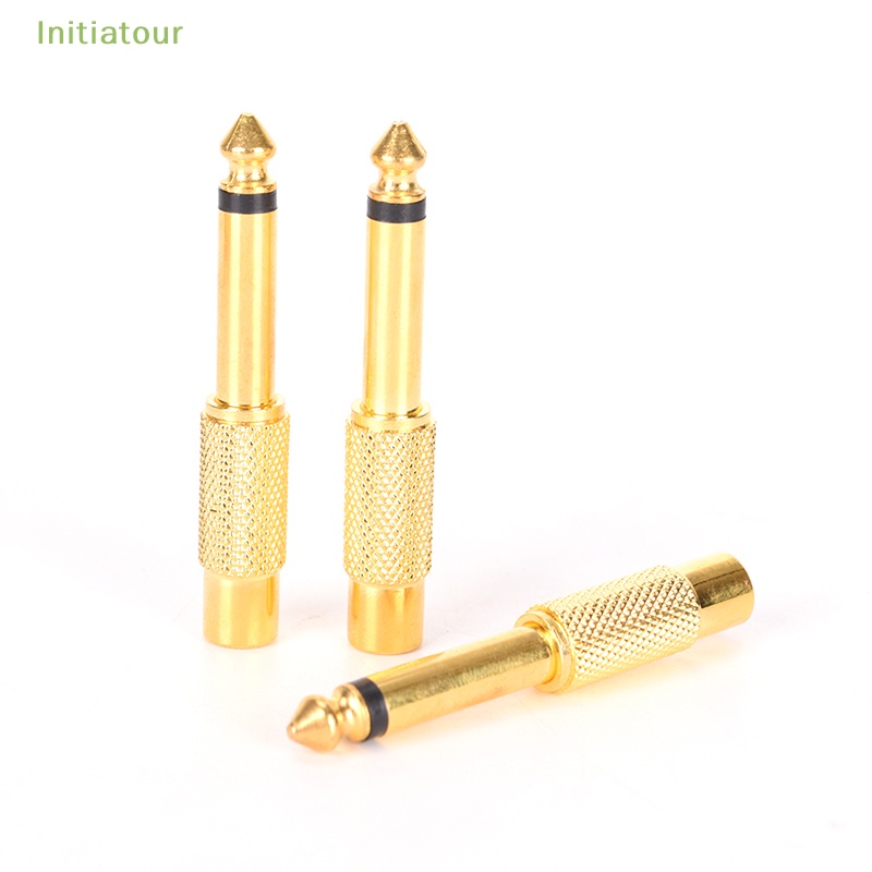 Set 10 Đầu Nối Chuyển Đổi Âm Thanh RCA Female Sang 6.35mm Mono MaleBán Chạy