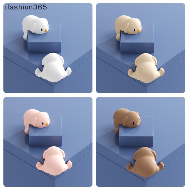 1 Miếng Bọc Cạnh Bàn Bằng Silicon Họa Tiết Hoạt Hình Bảo Vệ An Toàn Cho Bé ifashion365