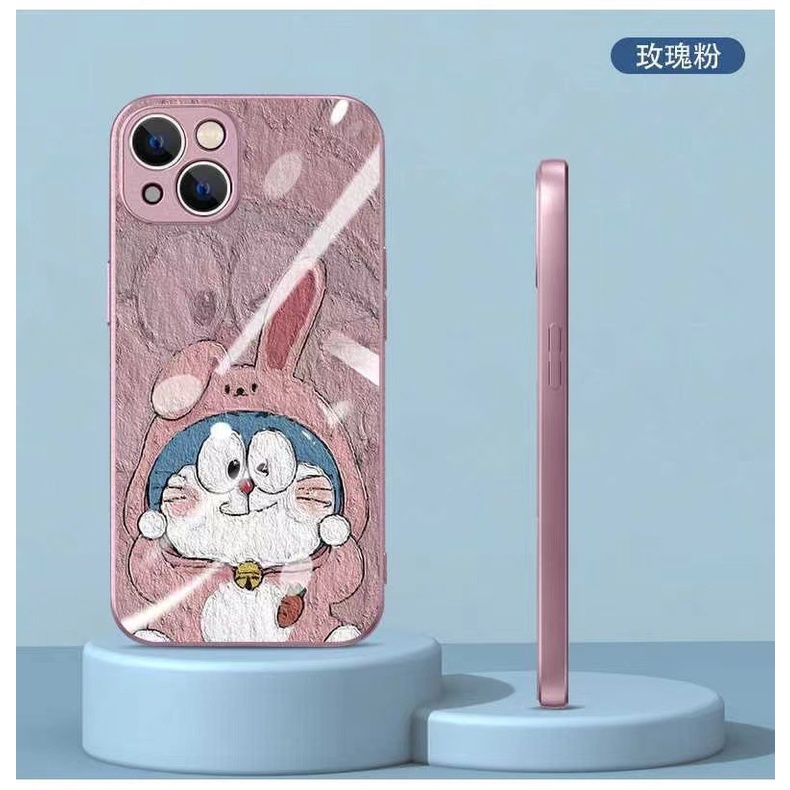 Ốp Điện Thoại Mặt Kính In Hình Mèo Dingdang Cho IPhone 13promax 14 12 11 7 8 Plus 13promax