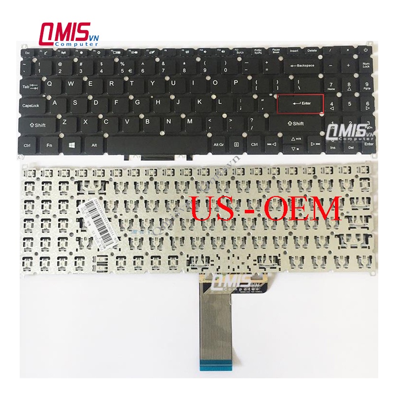 Bàn phím laptop Acer Aspire 3 A315-22, A315-23, A315-34, A315-41, A315-42, A315-54, A315-55, A315-56, A315-57, A315-58