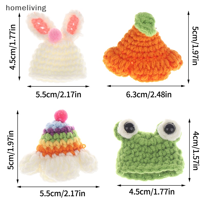 1 Mũ beanie Hình Động Vật Hoạt Hình Tỉ Lệ 1: 12 Trang Trí Nhà Búp Bê