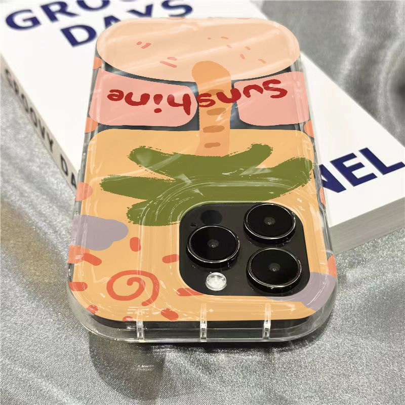 Ốp Điện Thoại Mềm Trong Suốt Họa Tiết Graffiti Dễ Thương Cho Iphone 14Promax /ins / 8xr / 7 1312plus11 PP3E