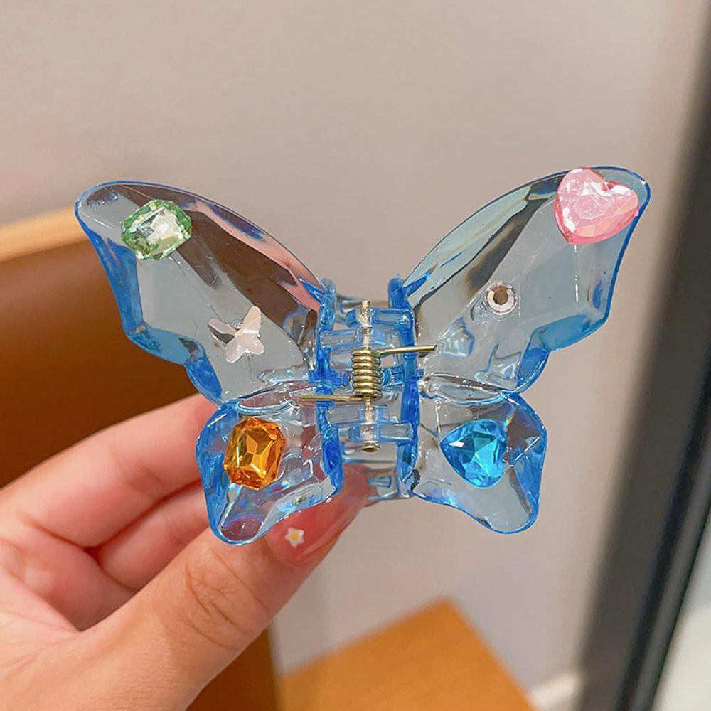 Kẹp Tóc Càng Cua Bằng Acrylic Trong Suốt Cá Tính Cho Nữ