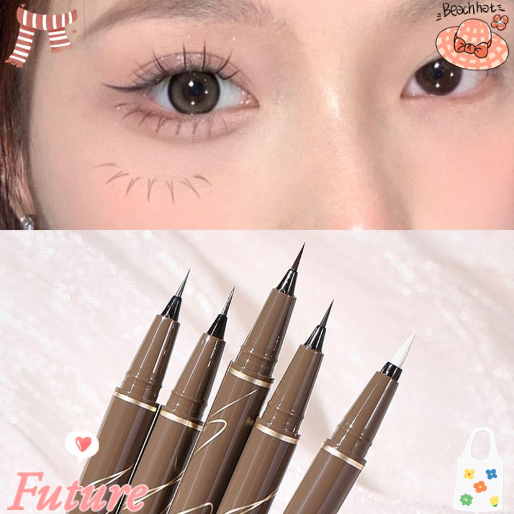 FUTURE Bút Kẻ Mắt Dạng Lỏng Màu Đen Siêu Mịn Chống Nước Lâu Trôi Mau Khô Dành Cho Bạn Nữ