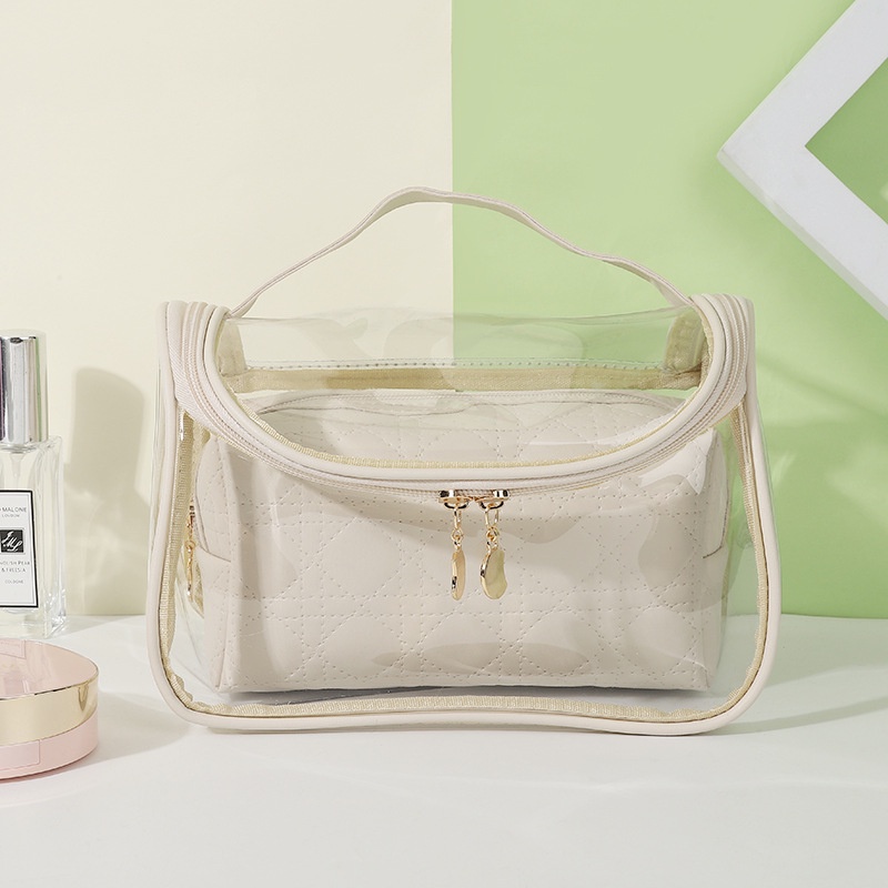 Túi Đựng Đồ Trang Điểm Hai Lớp Chống Thấm Nước Sức Chứa Lớn Tiện Lợi Dễ Sử Dụng