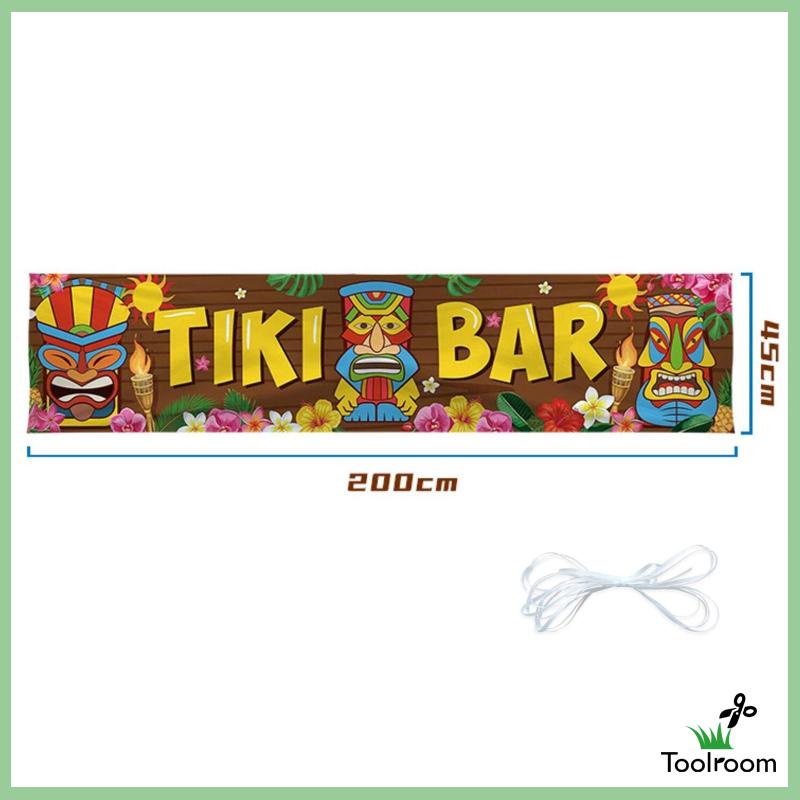 Băng Rôn Chào Mừng Phong Cách Hawaiian Trang Trí Cửa Tiệc Hồ Bơi Mùa Hè