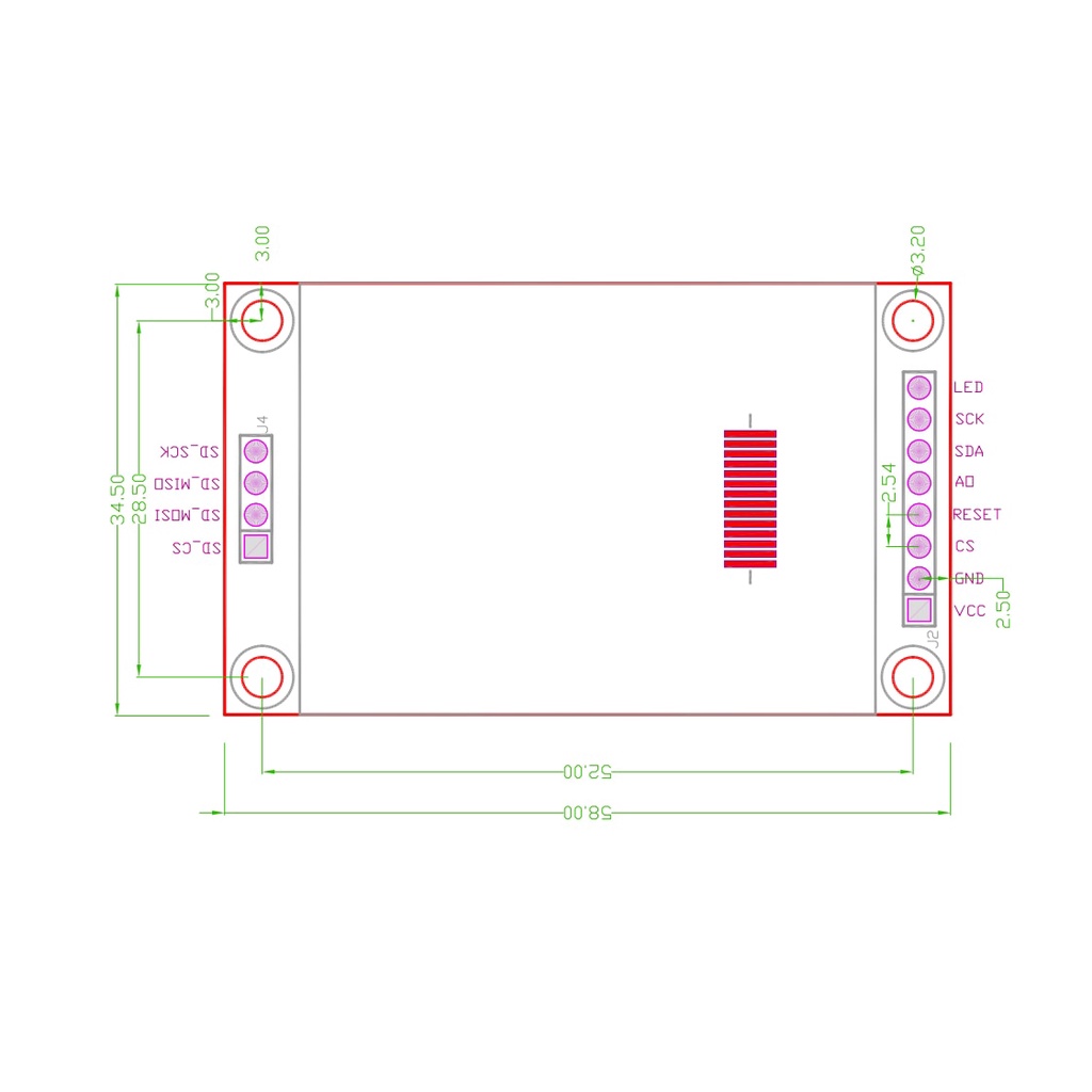 Mô Đun Màn Hình TFT 0.96 / 1.3 / 1.44 / 1.77 / 1.8 / 2.4 / 2.8 inch IPS 7P SPI HD 65K TFT ST7735 Drive IC 80 * 160 Cho Arduino