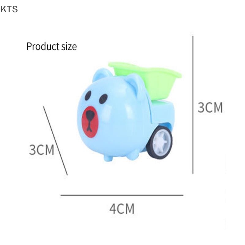 1 Mô Hình Xe Công Trường Kéo Lưng Mini Trang Trí Tiệc Cho Bé