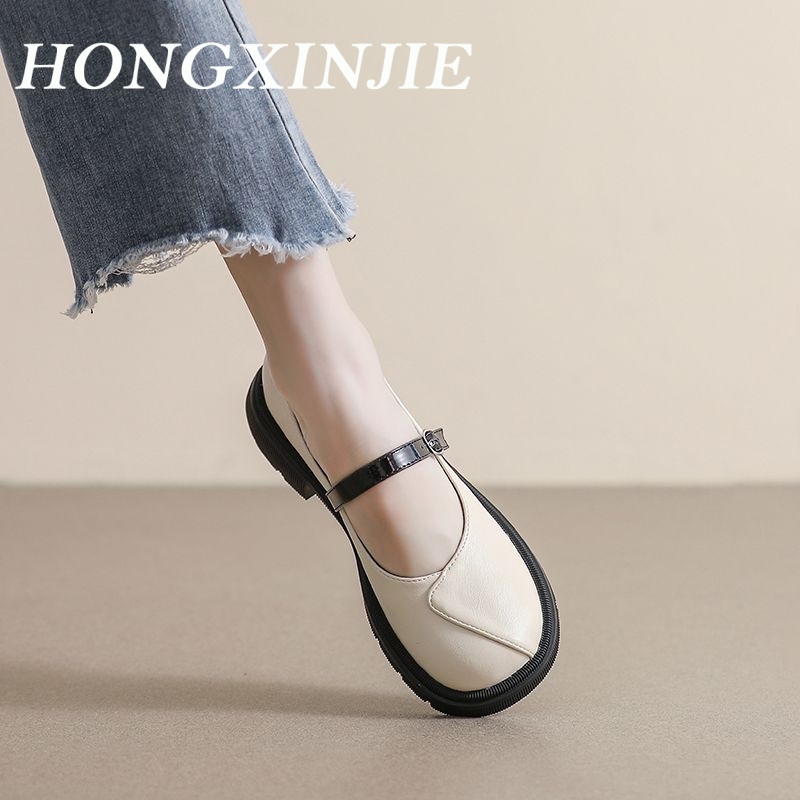 HONGXINJIE Giày búp bê giày nữ 2023NEW Sản phẩm mới vào Mùa thu thời trang 062716