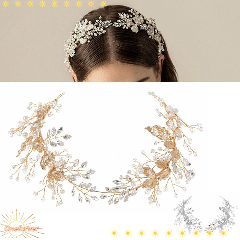 Cài Tóc Hình Chiếc Lá Bằng Hợp Kim Màu Vàng Thời Trang Cho Cô Dâu