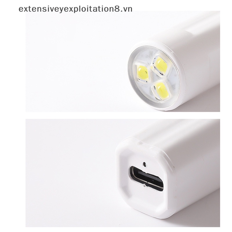 Máy Sấy Khô Sơn Móng Tay Bằng Tia UV Có Đèn LED Sạc USB Tiện Dụng