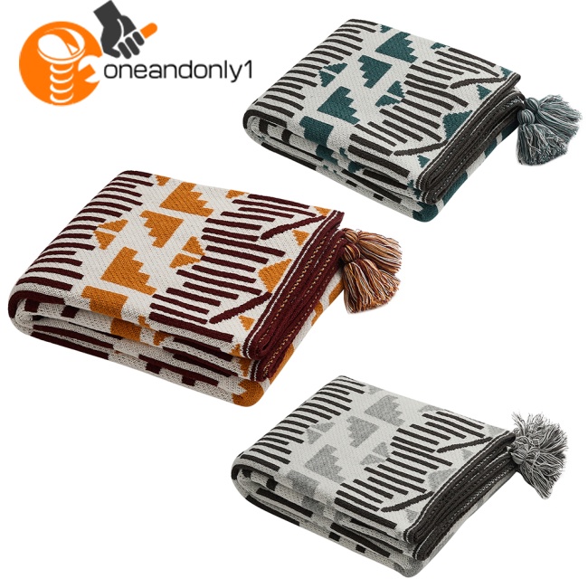 [COD] Chăn Bông Boho Siêu Mềm Mại Thân Thiện Với Da Thoáng Khí Phối Tua Rua Trang Trí Nhà Cửa