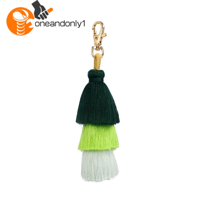 Set 6 Móc Khóa Nhiều Màu Sắc Phong Cách Bohemian