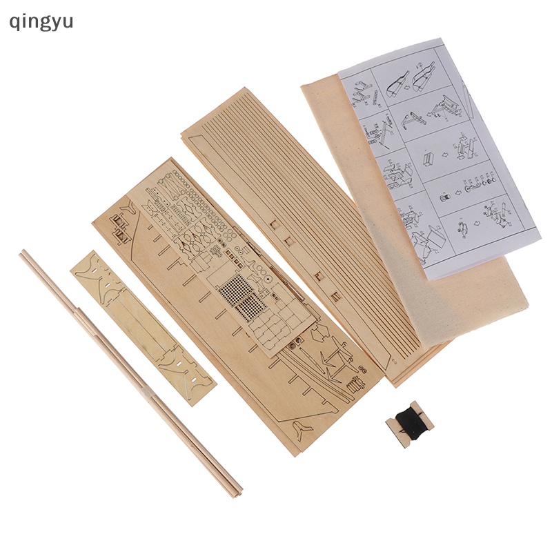 Mô Hình Thuyền Buồm DIY Bằng Gỗ Tỉ Lệ 1: 130