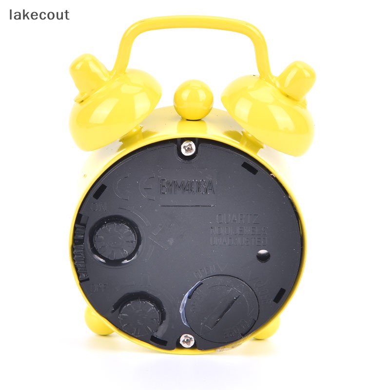 Đồng Hồ Báo Thức Mini Hình Tròn Để Bàn Tiện Dụng