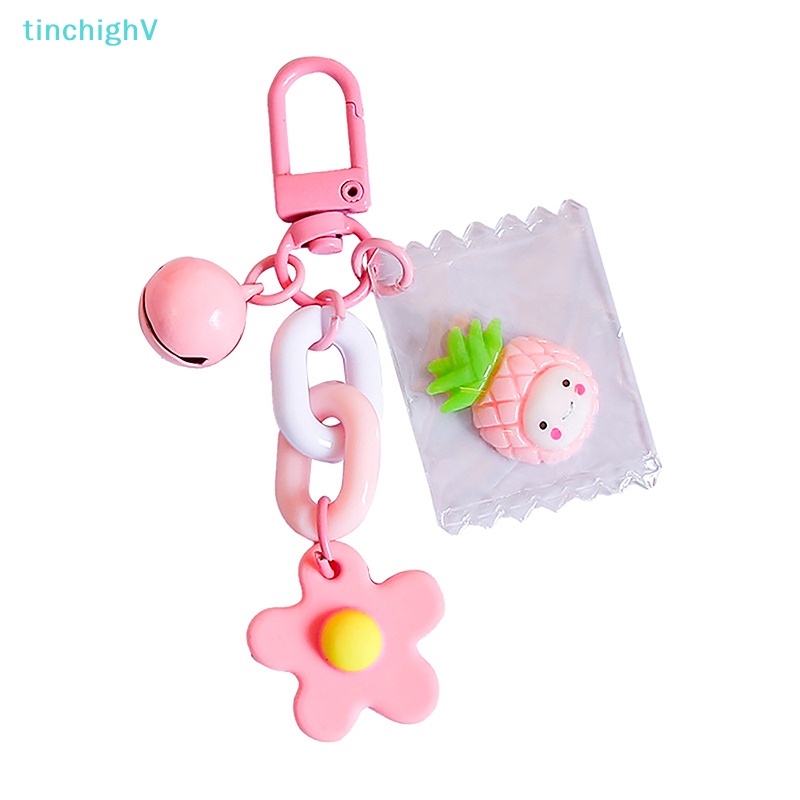 [TinchighV] Móc Điện Thoại Dạng Chuỗi Hạt Resin Hình Hoa Dễ Thương Hữu Ích Phong Cách Hàn Quốc Cho Nữ [Mới]