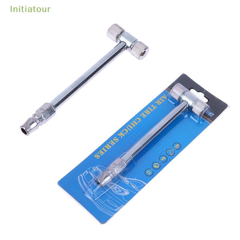 Vòi Bơm Hơi Hai Đầu Hình Chữ T Bằng Kim Loại 15CM Chuyên Dụng Cho Lốp Xe Hơi / Xe Máy