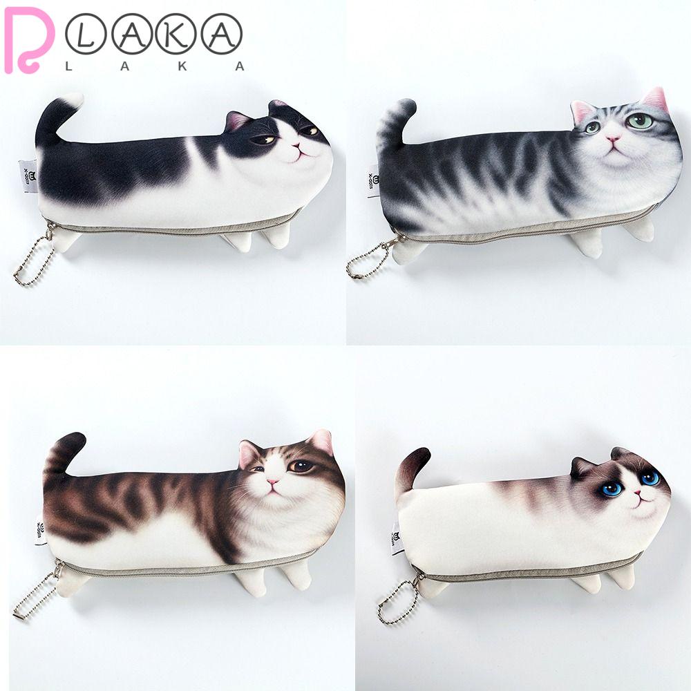 LAKAMIER Túi Đựng Bút Cỡ Lớn Họa Tiết Vui Nhộn Ốp