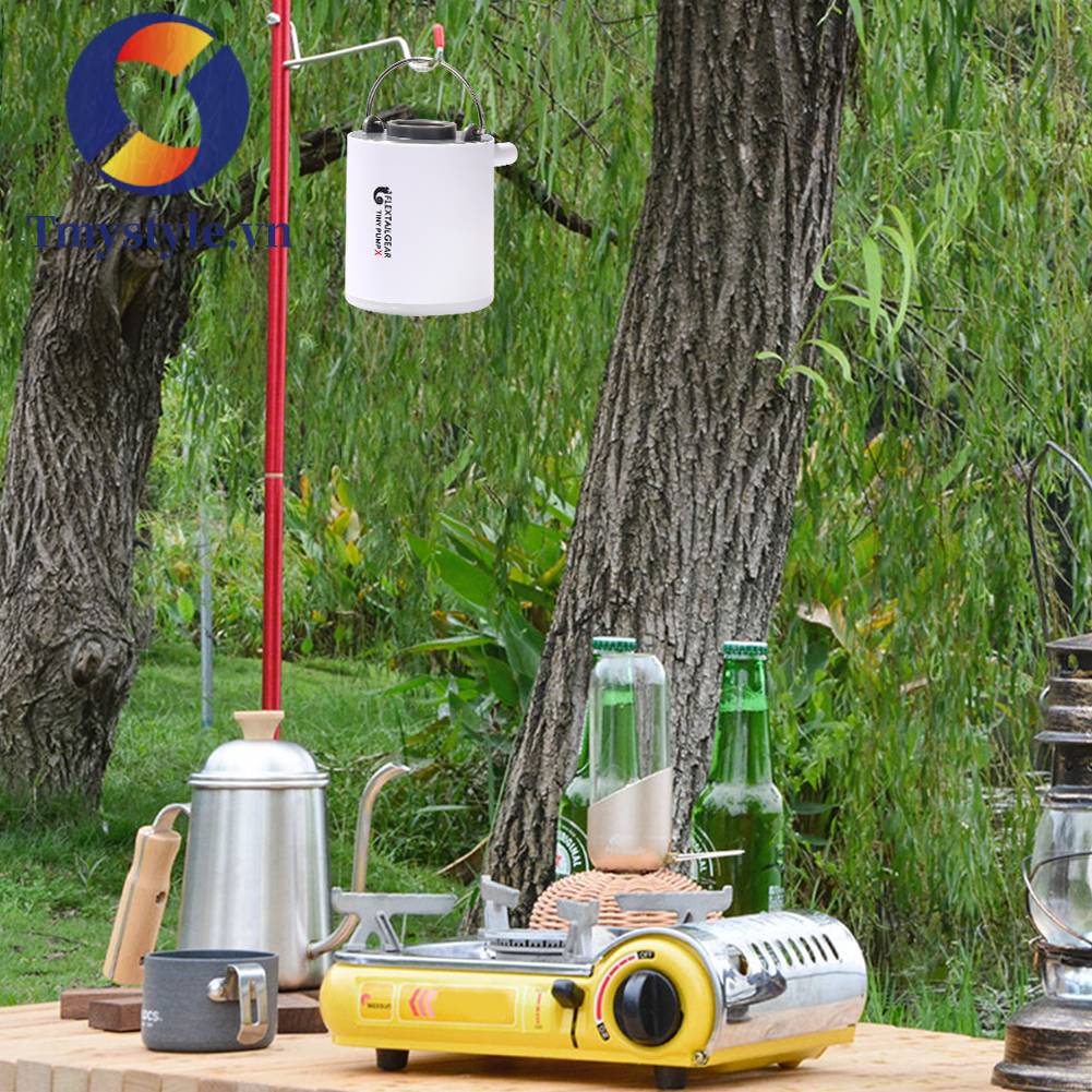 Ống Bơm Hơi Mini Sạc USB Tiện Dụng Khi Đi Cắm Trại