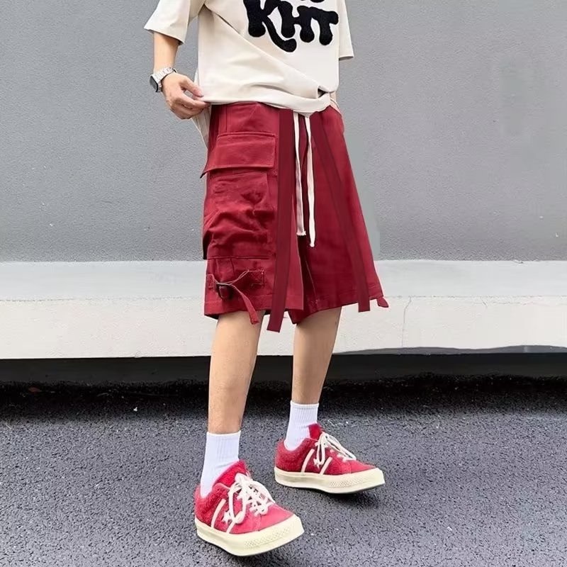 Quần Yếm Dáng Rộng Phong Cách Hip Hop Mỹ Thời Trang Mùa Hè Mới Cho Nam Và Nữ