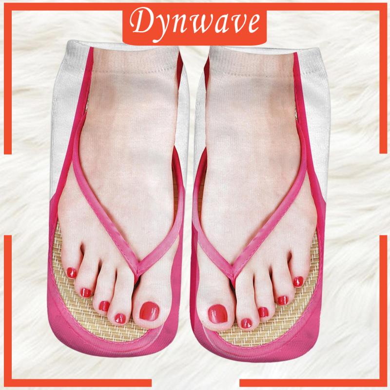 Vớ Xỏ Ngón In Họa Tiết Vui Nhộn Thời Trang Dùng Tập Yoga / Giáng Sinh