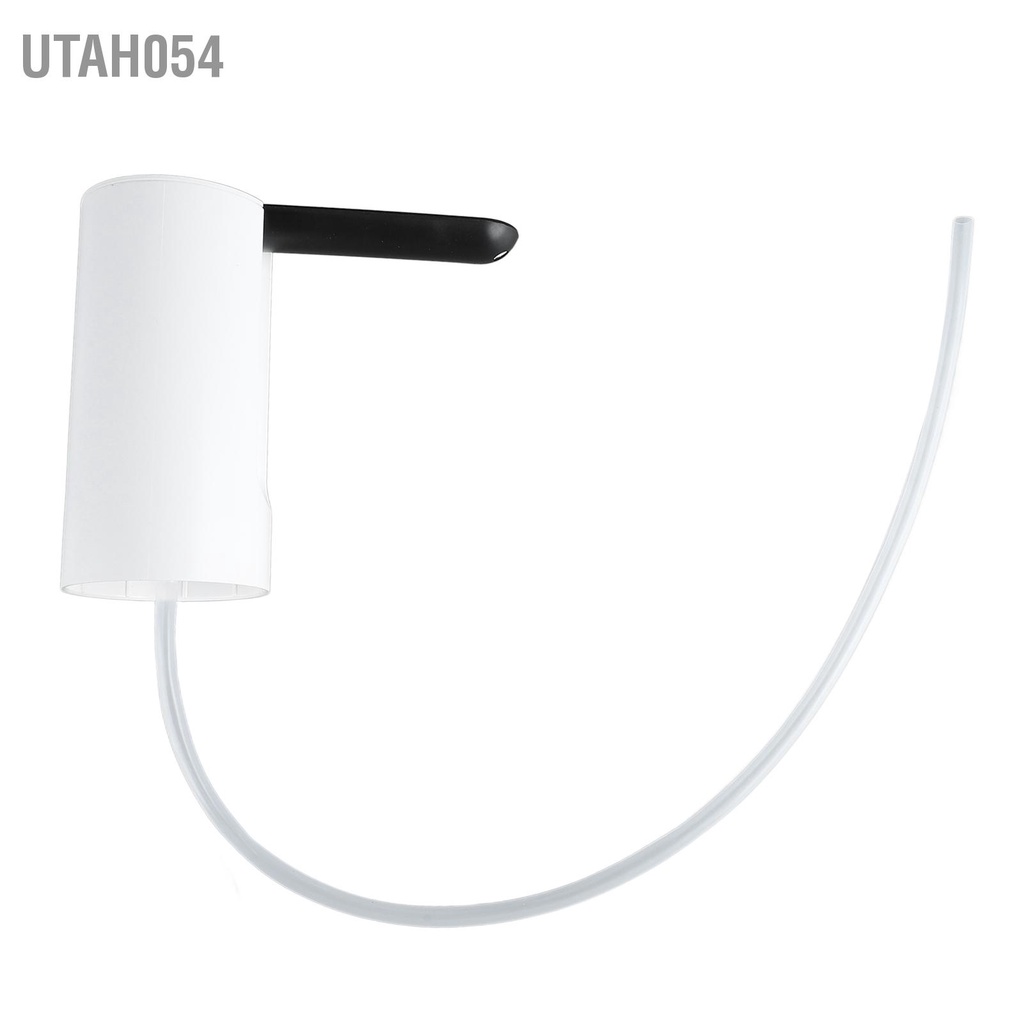 Utah054 Bình Nước Có Thể Gập Lại Máy Bơm Di Động Sạc USB Điện Uống Tự Cảm Ứng Thông Minh Màu Trắng