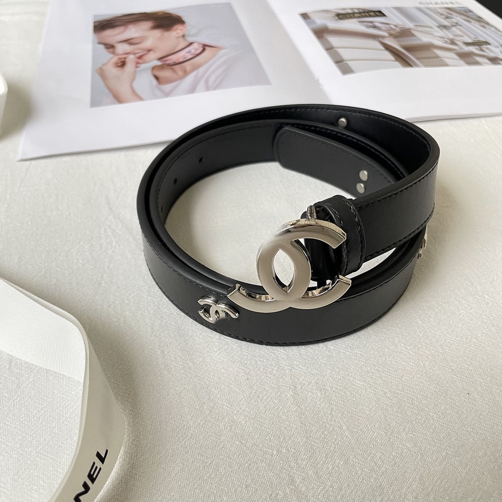 Hàng Có Sẵn! Thắt Lưng Da Thật Thiết Kế Đơn Giản Thời Trang Cho Nam Nữ