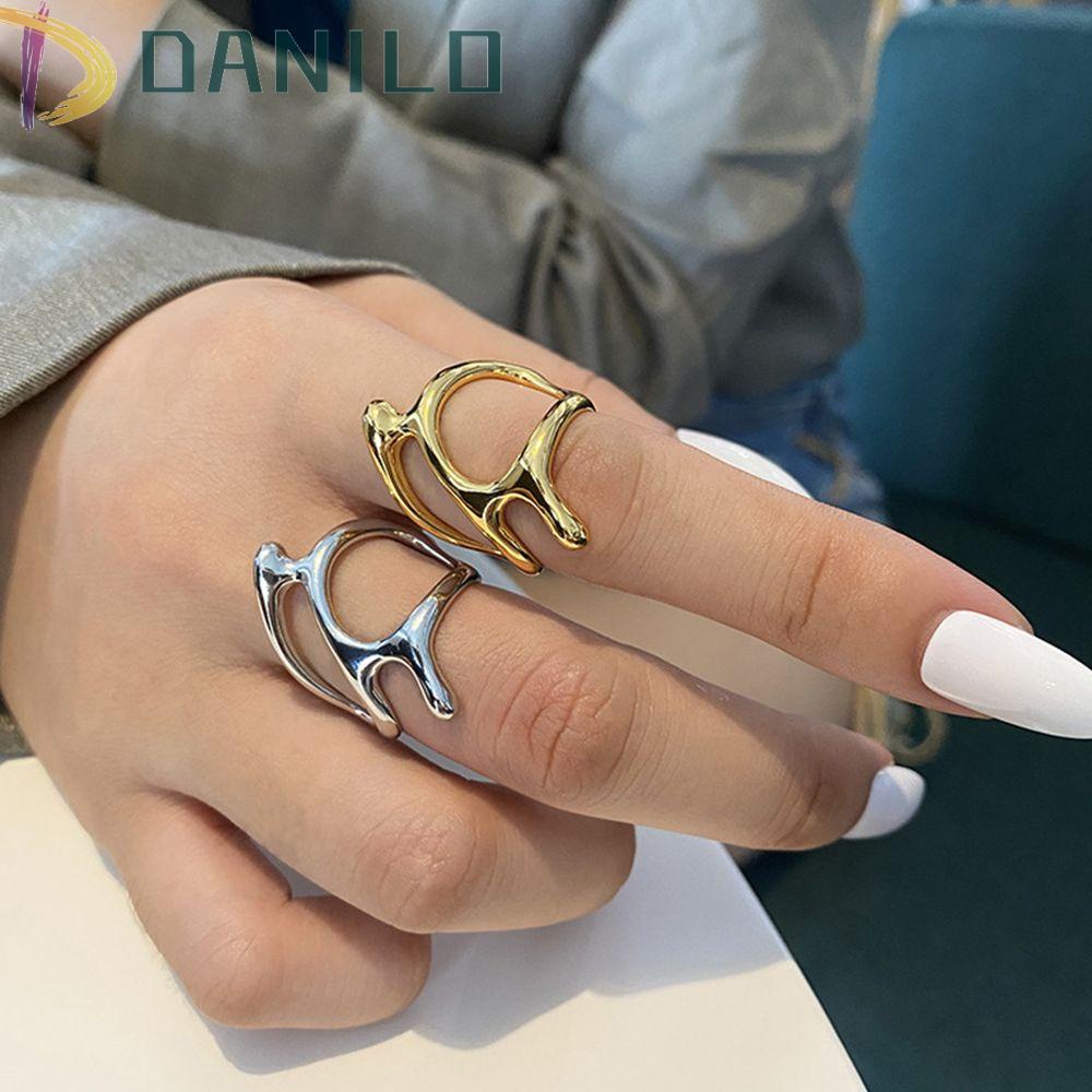 DANILO Nhẫn Hình Cành Cây Rỗng Độc Đáo Thời Trang Vintage Thích Hợp Làm Quà Valentine