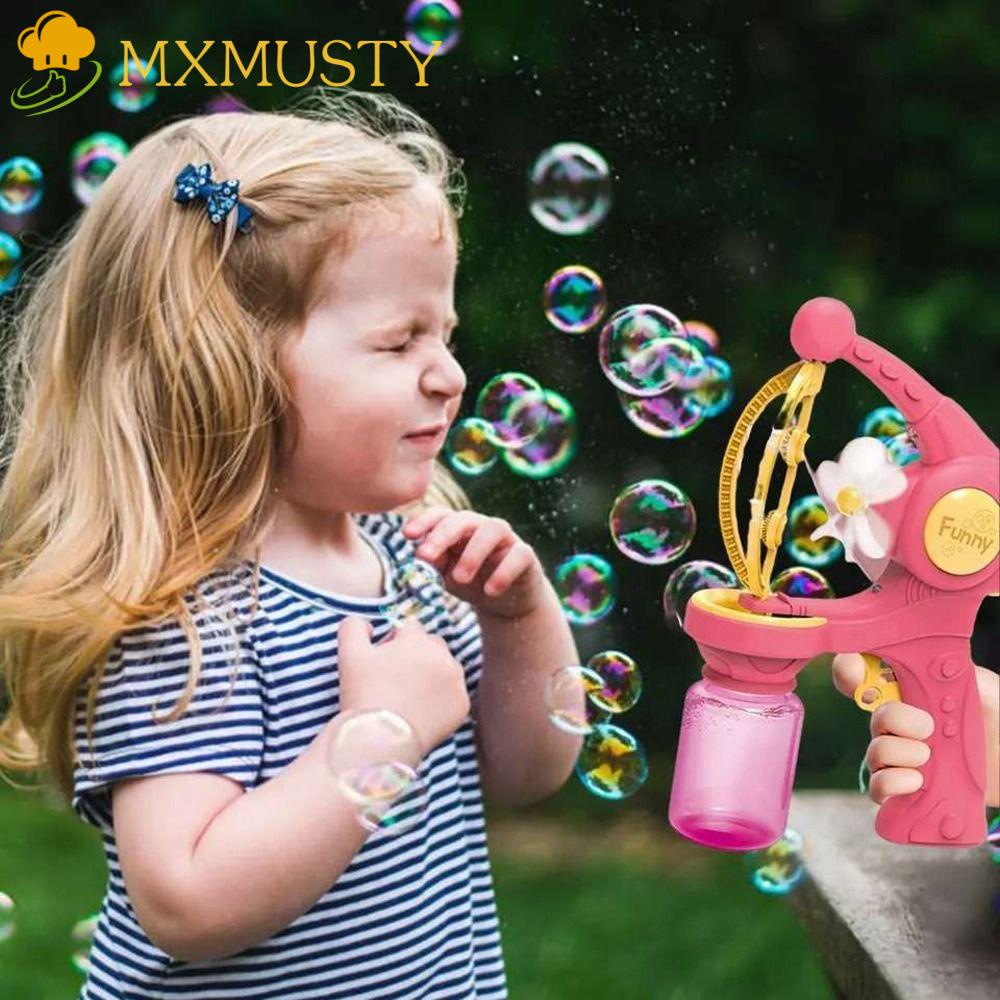 MXMUSTY Đồ Chơi Thổi Bong Bóng Xà Phòng Hình Hoạt Hình Bằng Nhựa Dành Cho Trẻ Em