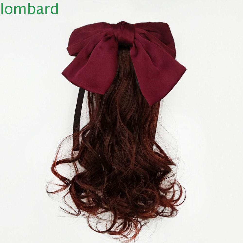 LOMBARD Tóc Giả Xoăn Tự Nhiên Dễ Thương Chất Lượng Cao Dành Cho Bé