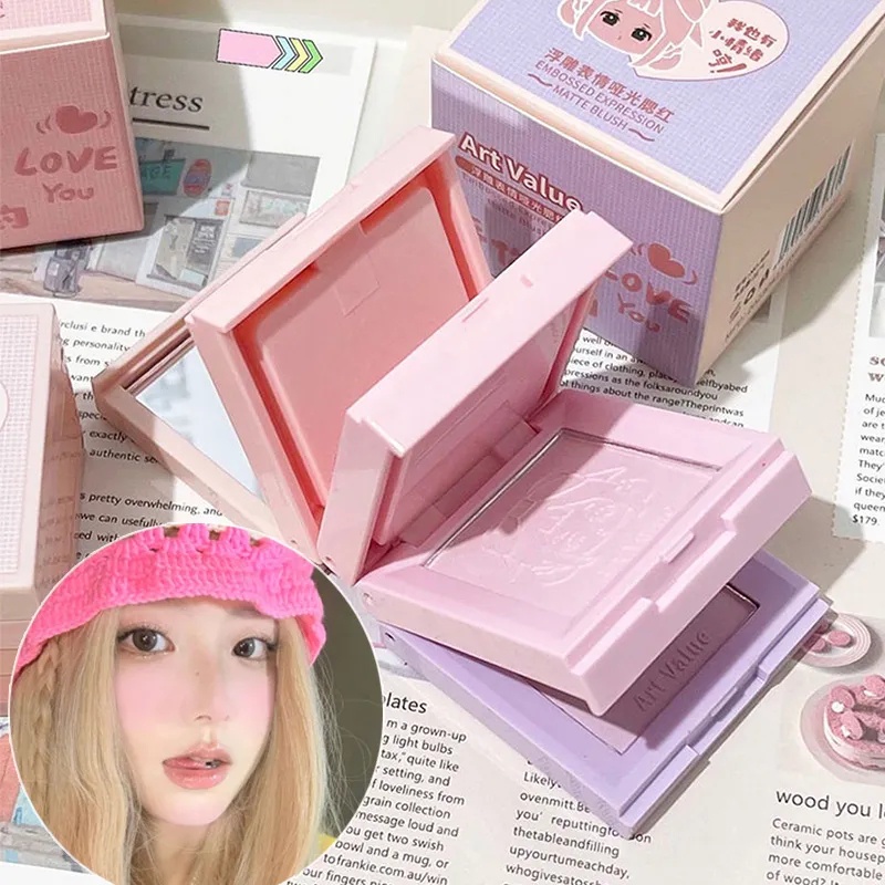 Bảng Phấn Má Hồng / Tạo Khối Trang Điểm Tự Nhiên Chống Thấm Nước Lâu Trôi Bốn Màu Sắc