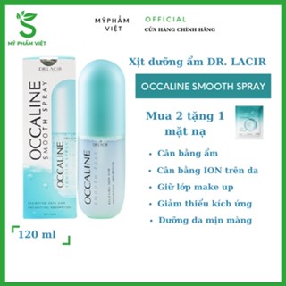 Xịt dưỡng ẩm DR.LACIR căng bóng tế bào gốc occaline smooth spray, 100ml, myphamviets