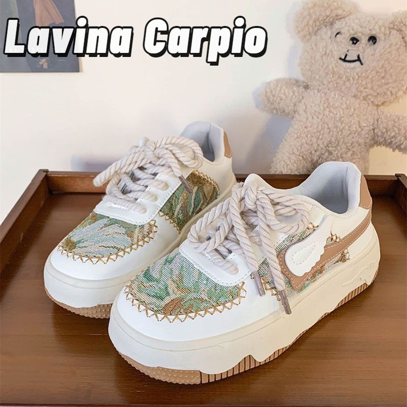 Lavina Carpio Giày Thể Thao Đế Dày Phong Cách Hong Kong Cổ Điển Hợp Thời Trang Cho Nữ