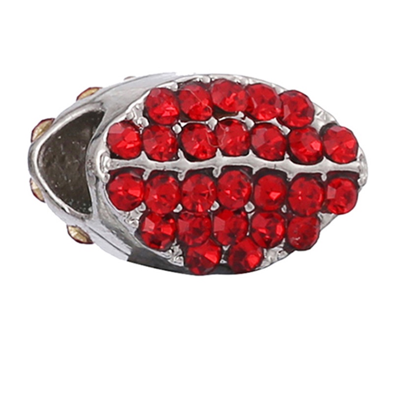 Hạt Charm Hình Trái Tim Đính Pha Lê Chất Lượng Cao Dành Cho Nữ