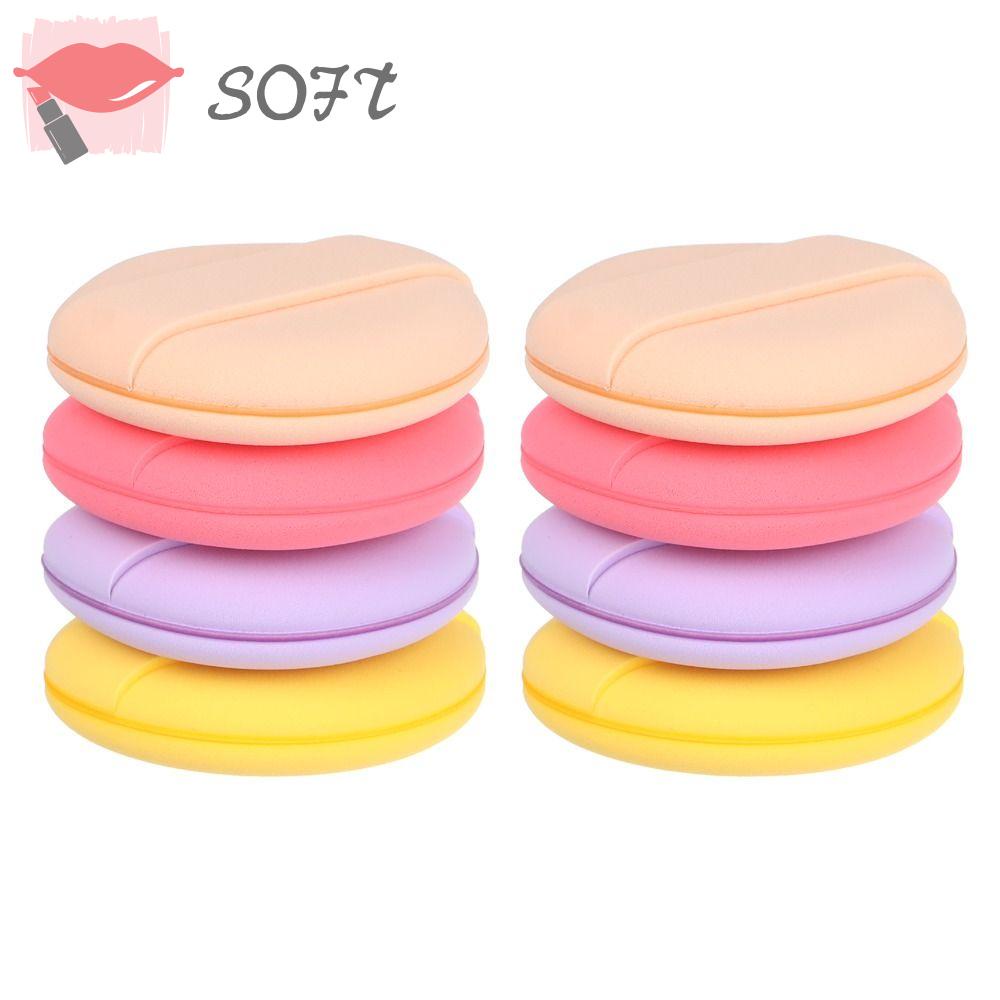 SOFTNESS Set 8 Mút Trang Điểm Nhiều Màu Sắc