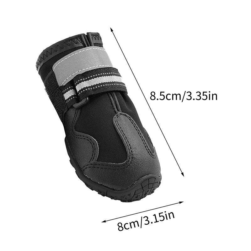 Bộ 4 Giày Bốt Chống Thấm Nước Chống Trượt Giữ Ấm Dành Cho Cún Cưng Cỡ Nhỏ / Vừa / Nhỏ