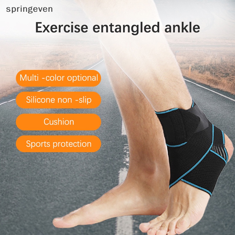 1 Đai Quấn Mắt Cá Chân Co Giãn Chống Trượt Hỗ Trợ Tập Gym