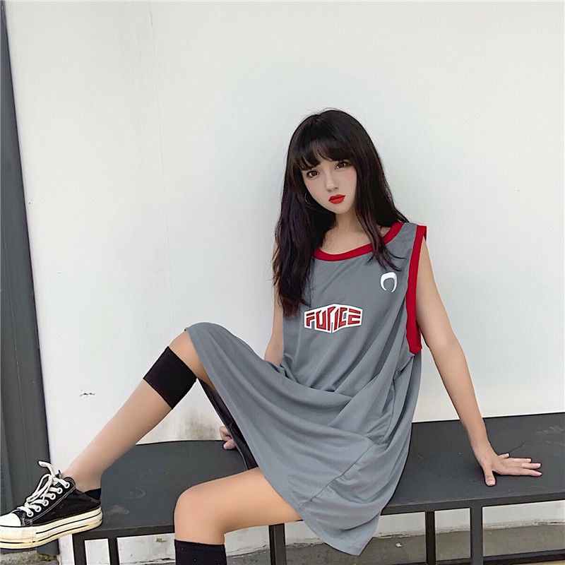 Áo Thun Thể Thao Sát Nách Dáng Suông Năng Động Thời Trang Cho Nữ