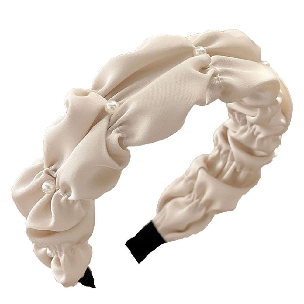 MIQUEL Băng Đô Vải Satin Bản Rộng Thời Trang Dành Cho Nữ