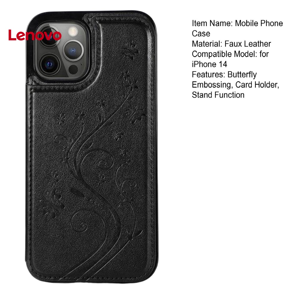 Bao Da Điện Thoại Nắp Lật Dạng Ví Dập Nổi Họa Tiết Hoa Hướng Dương Chống Sốc Chống Rơi Cho iPhone 14