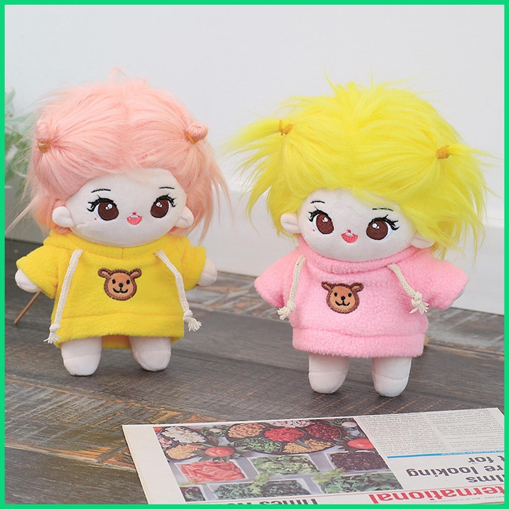 Búp Bê Nhồi Bông Cotton Mềm Mại Co Giãn Không Biến Dạng Mặc Trang Phục Ngọt Ngào Cho Bé Gái