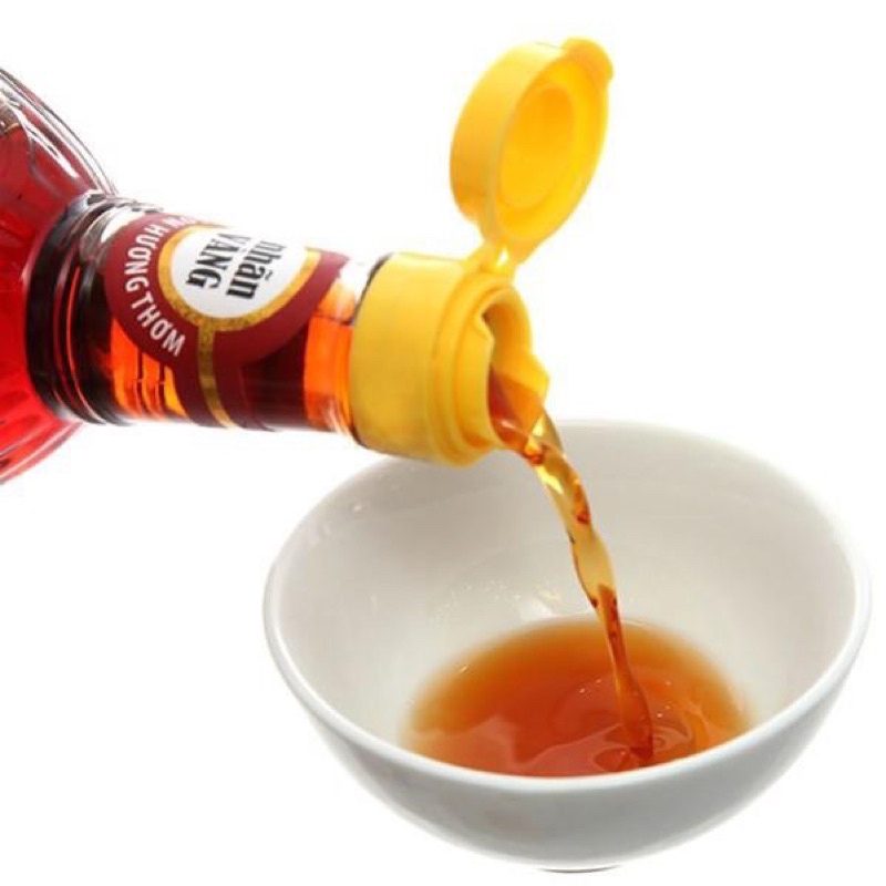Hàng chính hãng_Nước mắm Liên Thành nhãn vàng chai 600ml