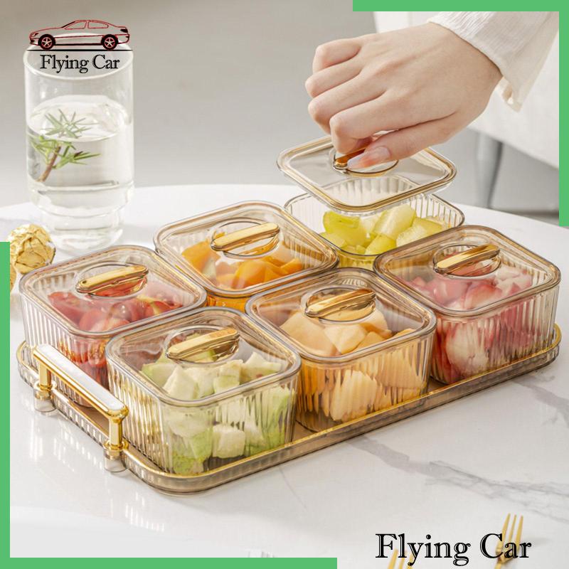 Hũ Đựng Bánh Quy / Hạt Dẻ Chia Ngăn Tiện Dụng Cho Nhà Hàng / Nhà Hàng