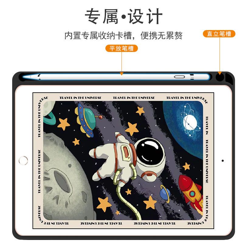 Bao Da Máy Tính Bảng Hình Phi Hành Gia Cho ipad mini 6 air 1 2 ipad 10.2 gen 7 8 9 air 3 4 5 pro 10.2 11 inch 2022 gen10 2017 / 2018