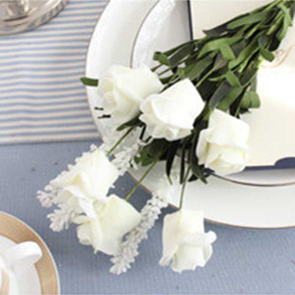 1 Bông Hoa Hồng Nhân Tạo Bằng Xốp Trang Trí Nội Thất Tiệc Cưới DIY