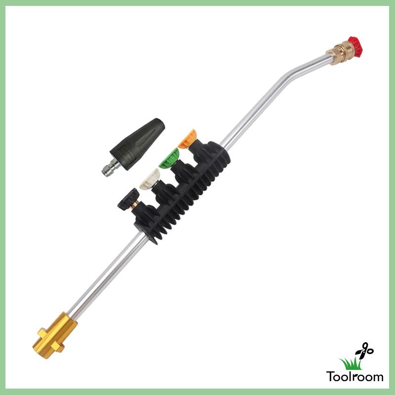 Bộ Vòi Phun Áp Suất Lớn 2600 PSI Kèm 5 Đầu Nối Dài Thay Thế Chuyên Dụng Cho Máy Rửa Xe K Series